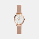Carlie Women Quartz Mother Of Pearl Dial Analog Mesh Watch ES4433