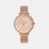 Jacqueline Women Quartz Pink Dial Analog Mesh Watch ES4628