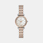 Carlie Women Quartz Mother Of Pearl Dial Analog Stainless Steel Watch ES4649
