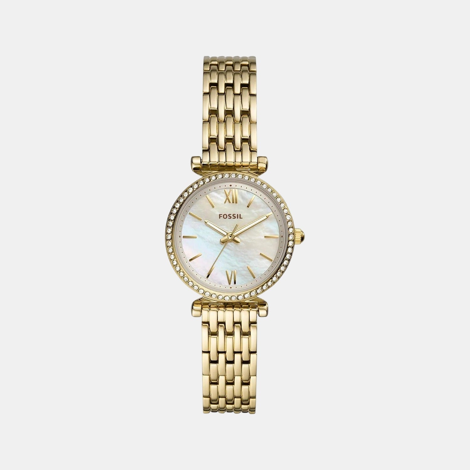 Carlie Women Quartz Mother Of Pearl Dial Analog Stainless Steel Watch ES4735