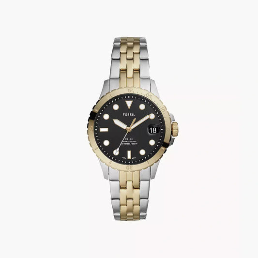 Fossil FB-01 Three-Hand Date Two-Tone Stainless Steel Watch