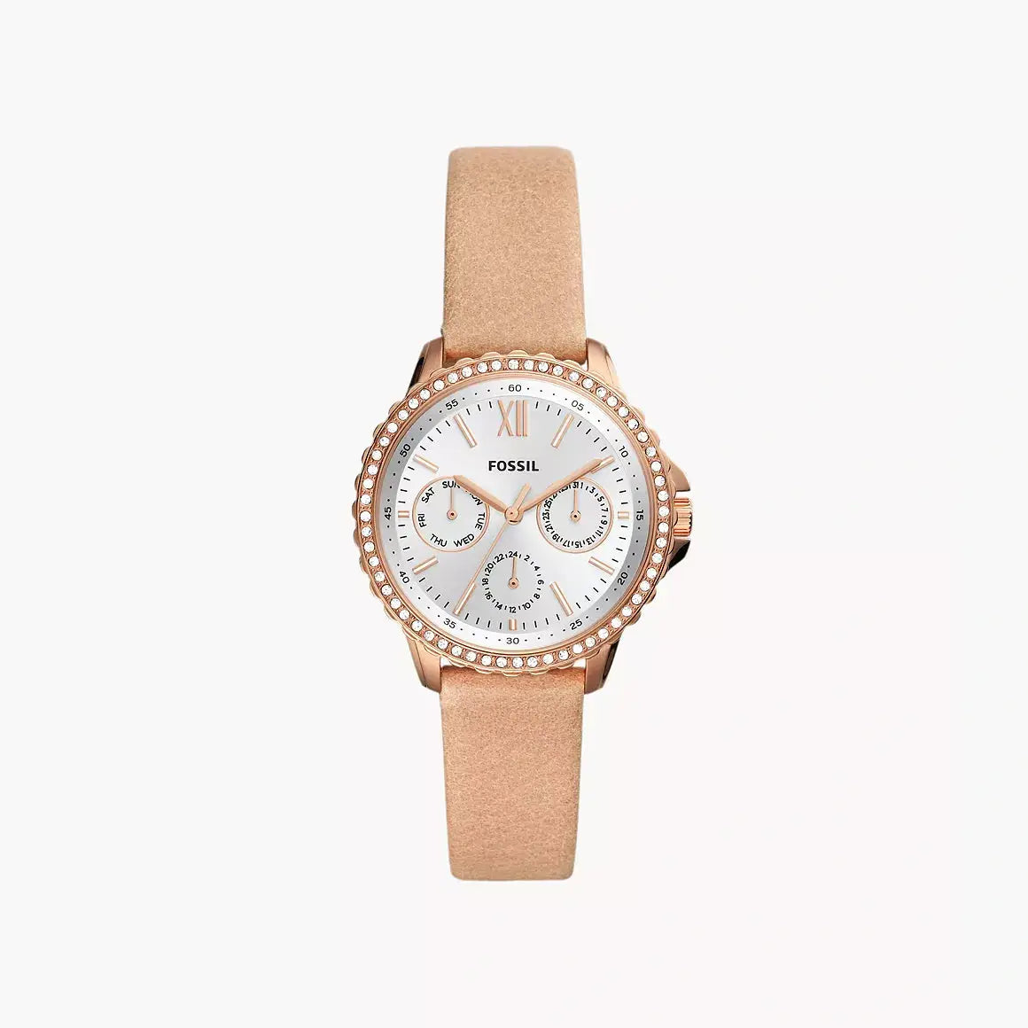 Fossil Izzy Multifunction Blush Leather Watch