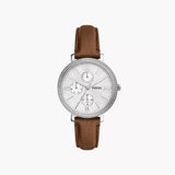 Fossil Jacqueline Multifunction Brown LiteHide™ Leather Watch