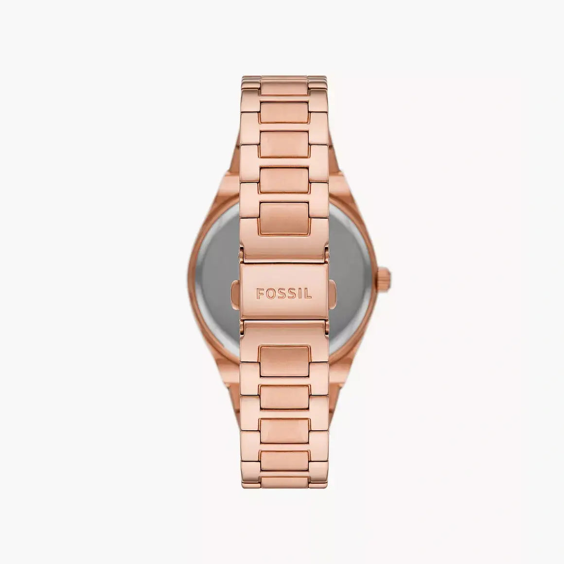 Fossil Scarlette Three-Hand Date Rose Gold-Tone Stainless Steel Watch