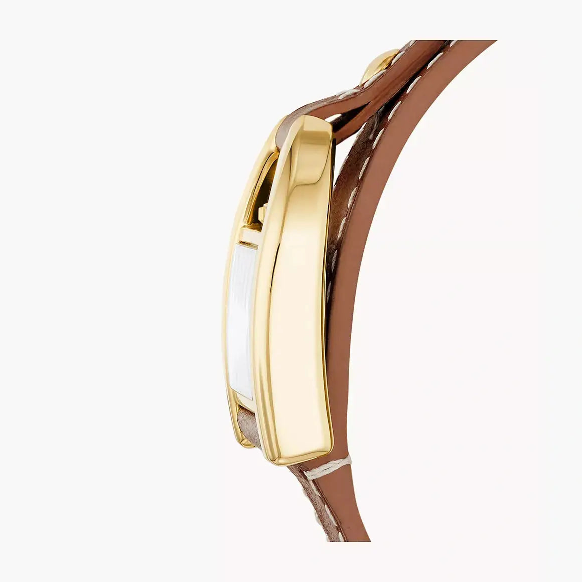 Fossil Harwell Three-Hand Medium Brown Leather Watch