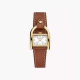 Fossil Harwell Three-Hand Medium Brown Leather Watch