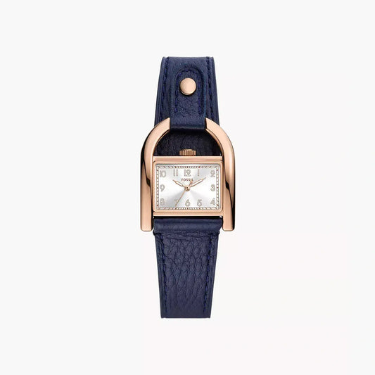 Fossil Harwell Three-Hand Navy LiteHide™ Leather Watch