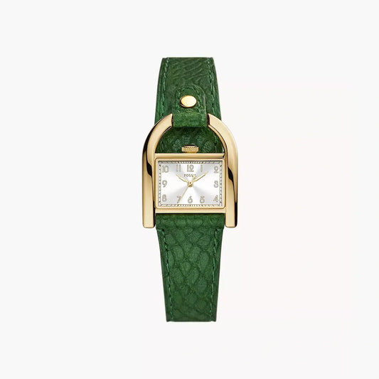 Fossil Harwell Three-Hand Green LiteHide™ Leather Watch