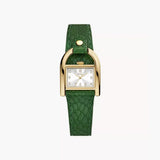 Fossil Harwell Three-Hand Green LiteHide™ Leather Watch