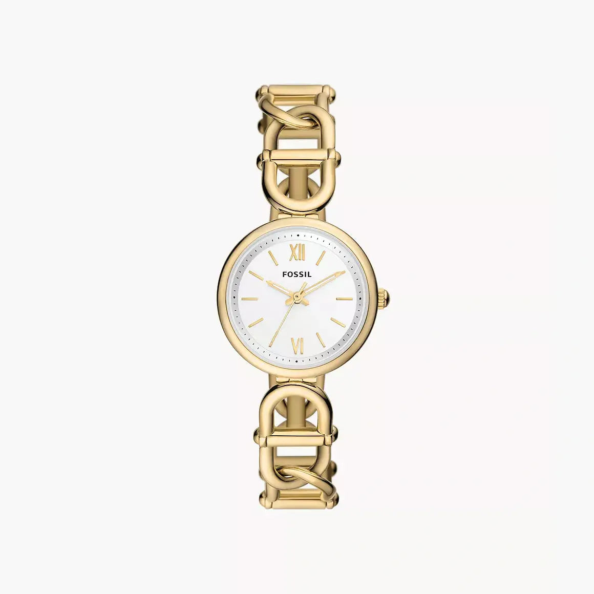 Fossil Carlie Three-Hand Gold-Tone Stainless Steel Watch