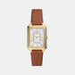 Raquel Women Quartz Mother Of Pearl Dial Analog Leather Watch ES5307