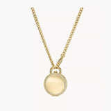 Fossil Jacqueline Three-Hand Gold-Tone Stainless Steel Watch Locket