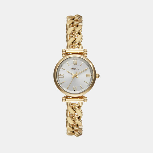 Carlie Women Quartz Silver Dial Analog Stainless Steel Watch ES5329