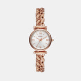 Carlie Women Quartz Silver Dial Analog Stainless Steel Watch ES5330