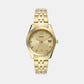 Scarlette Women Quartz Gold Dial Analog Stainless Steel Watch ES5338