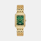 Raquel Women Quartz Green Dial Analog Stainless Steel Watch ES5341