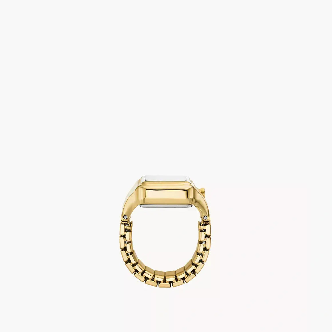 Fossil Raquel Watch Ring Two-Hand Gold-Tone Stainless Steel