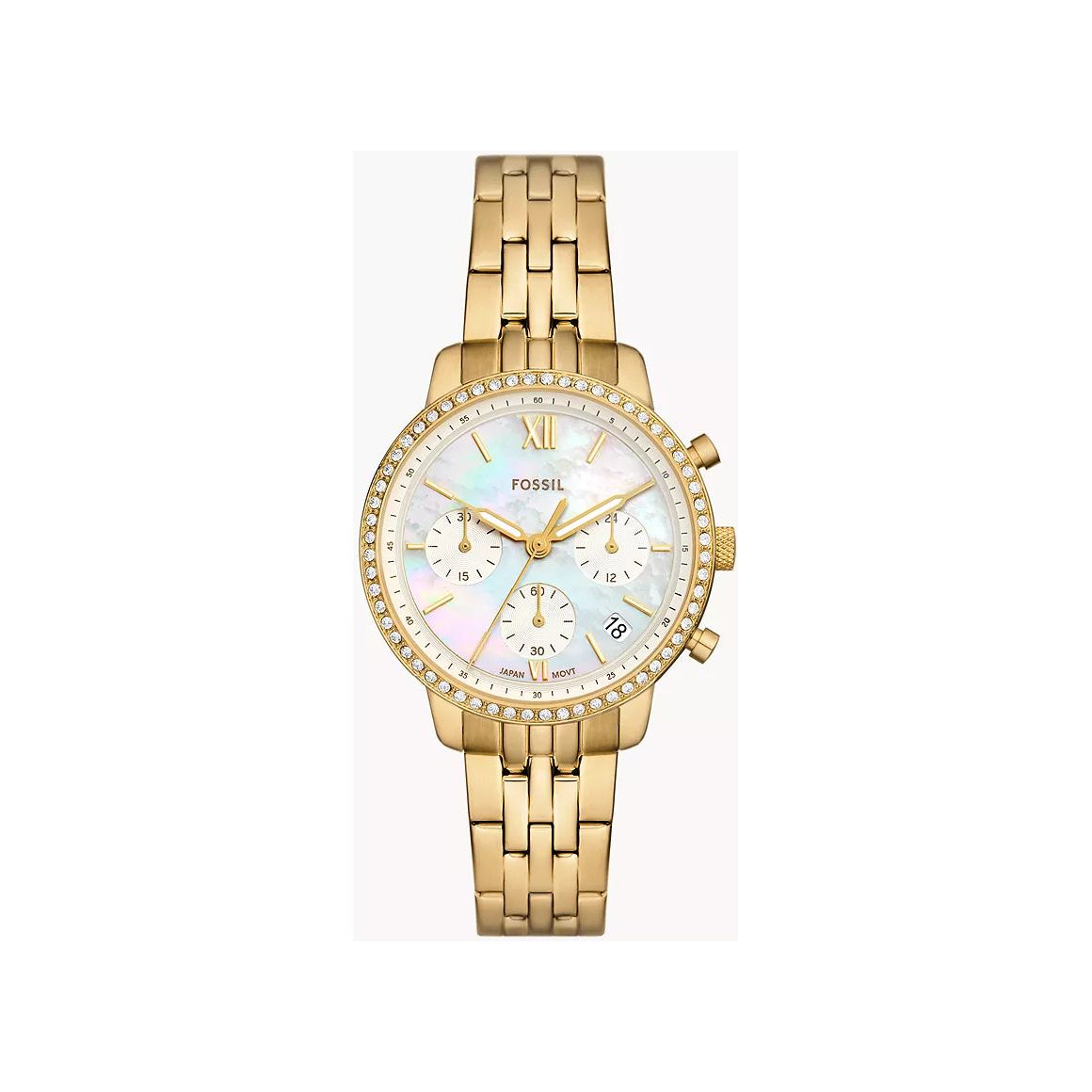 FOSSIL Neutra Chronograph Gold-Tone Stainless Steel Watch ES5358