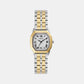 Harlow Women Quartz Cream Dial Analog Stainless Steel Watch ES5362