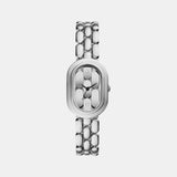 Sloan Women Quartz Silver Dial Analog Stainless Steel Watch ES5381