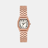 Harlow Women Quartz Cream Dial Analog Stainless Steel Watch ES5386