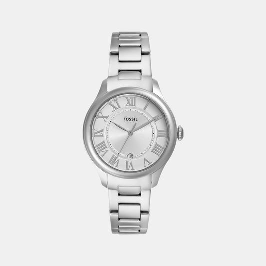 Gilmore Women Quartz Silver Dial Analog Stainless Steel Watch ES5393