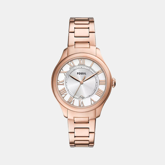 Gilmore Women Quartz Silver Dial Analog Stainless Steel Watch ES5394