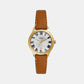 Gilmore Women Quartz Silver Dial Analog Leather Watch ES5397