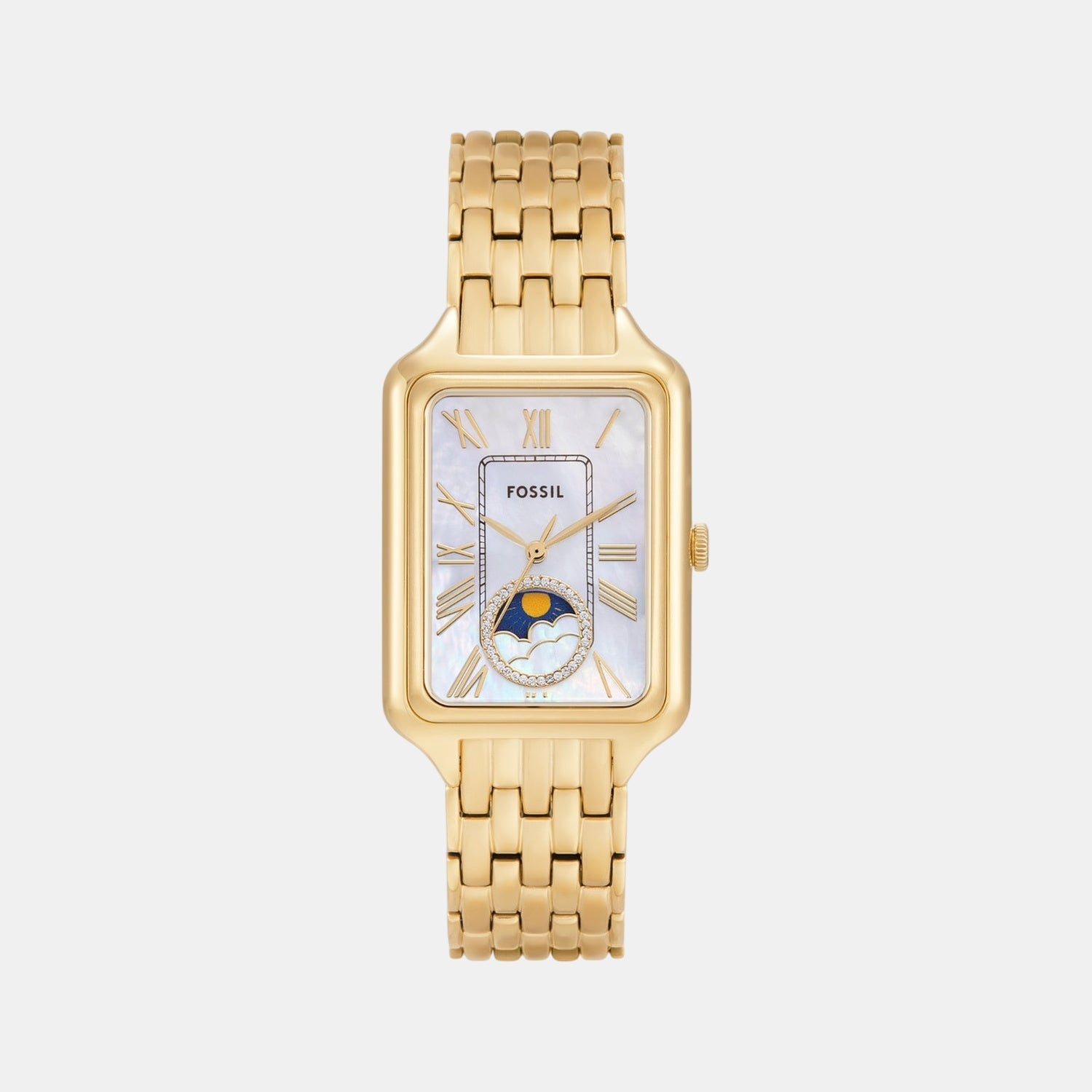 Raquel Women Quartz Mother Of Pearl Dial Analog Stainless Steel Watch ES5398