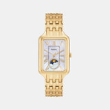 Raquel Women Quartz Mother Of Pearl Dial Analog Stainless Steel Watch ES5398
