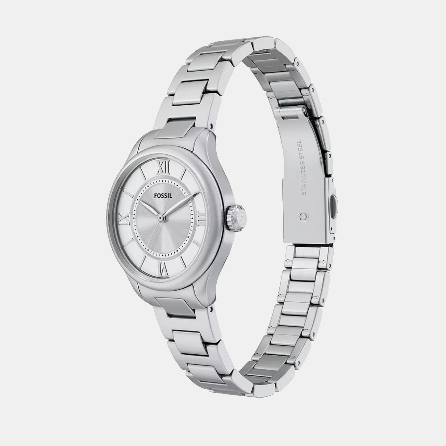 Gilmore Women Quartz Silver Dial Analog Stainless Steel Watch ES5419