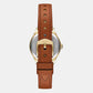 Gilmore Women Quartz Silver Dial Analog Leather Watch ES5423
