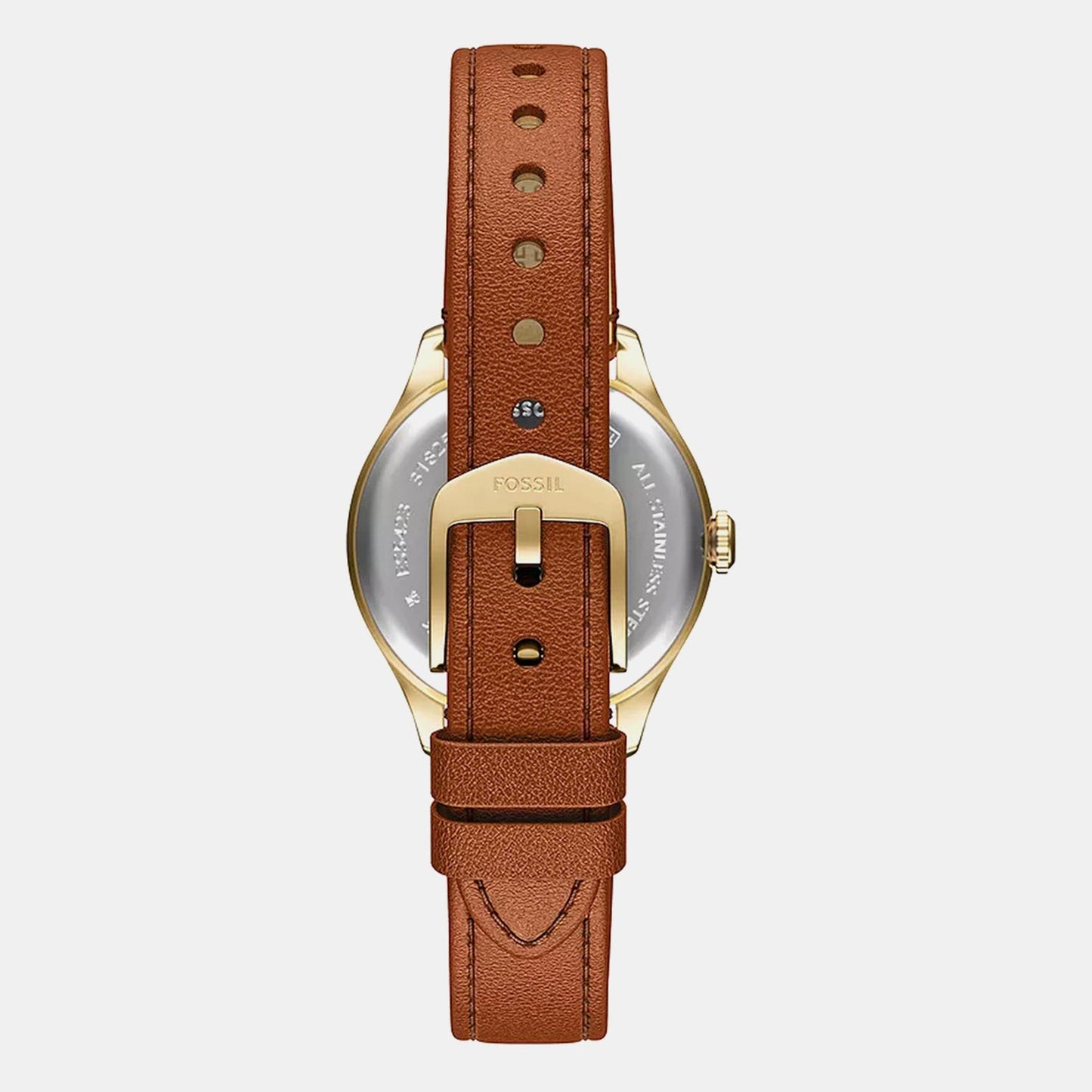 Gilmore Women Quartz Silver Dial Analog Leather Watch ES5423