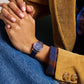 Gilmore Women Quartz Blue Dial Analog Leather Watch ES5424