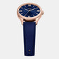 Gilmore Women Quartz Blue Dial Analog Leather Watch ES5424