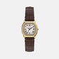 Harlow Women Quartz Cream Dial Analog Leather Watch ES5426