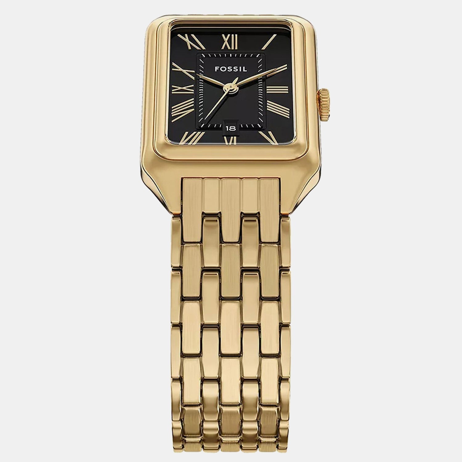 Raquel Women Quartz Black Dial Analog Stainless Steel Watch ES5434