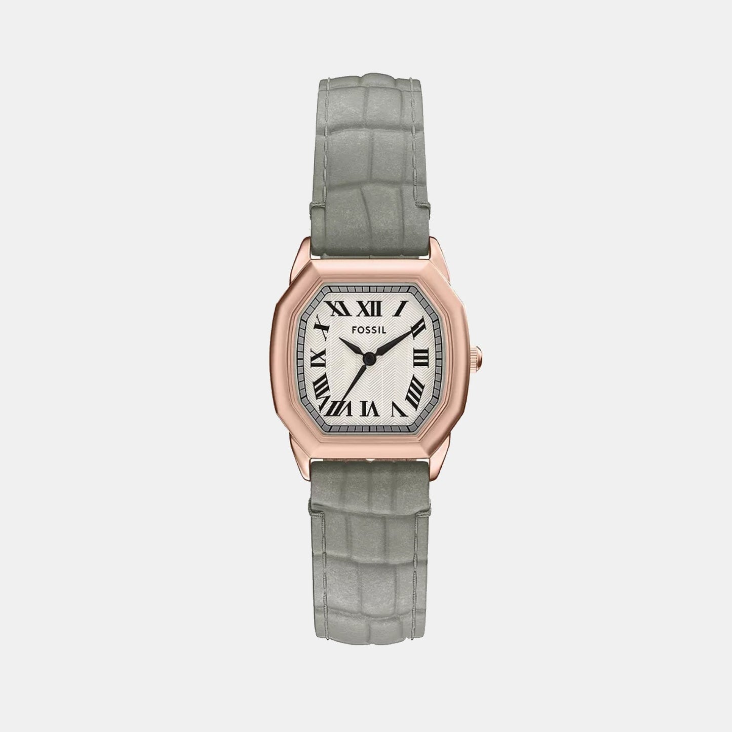Harlow Women Quartz Cream Dial Analog Leather Watch ES5435