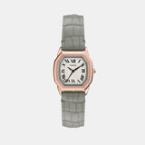 Harlow Women Quartz Cream Dial Analog Leather Watch ES5435