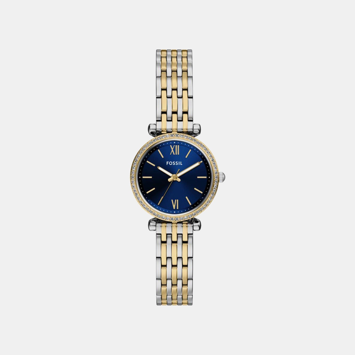 Carlie Women Quartz Blue Dial Analog Stainless Steel Watch ES5438