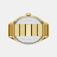 Harlow Watch Ring Women Quartz Cream Dial Analog Stainless Steel Watch ES5446