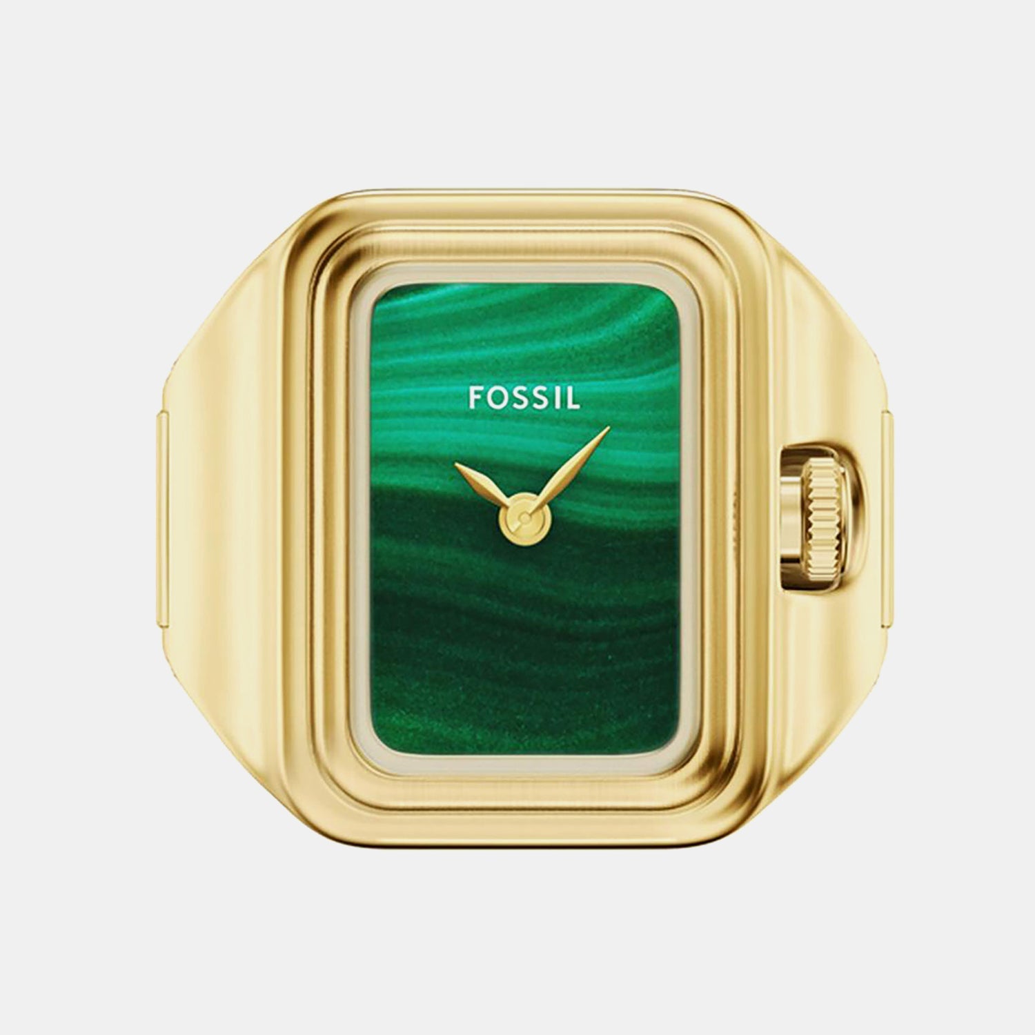 Raquel Watch Ring Women Quartz Green Dial Analog Stainless Steel Watch ES5448