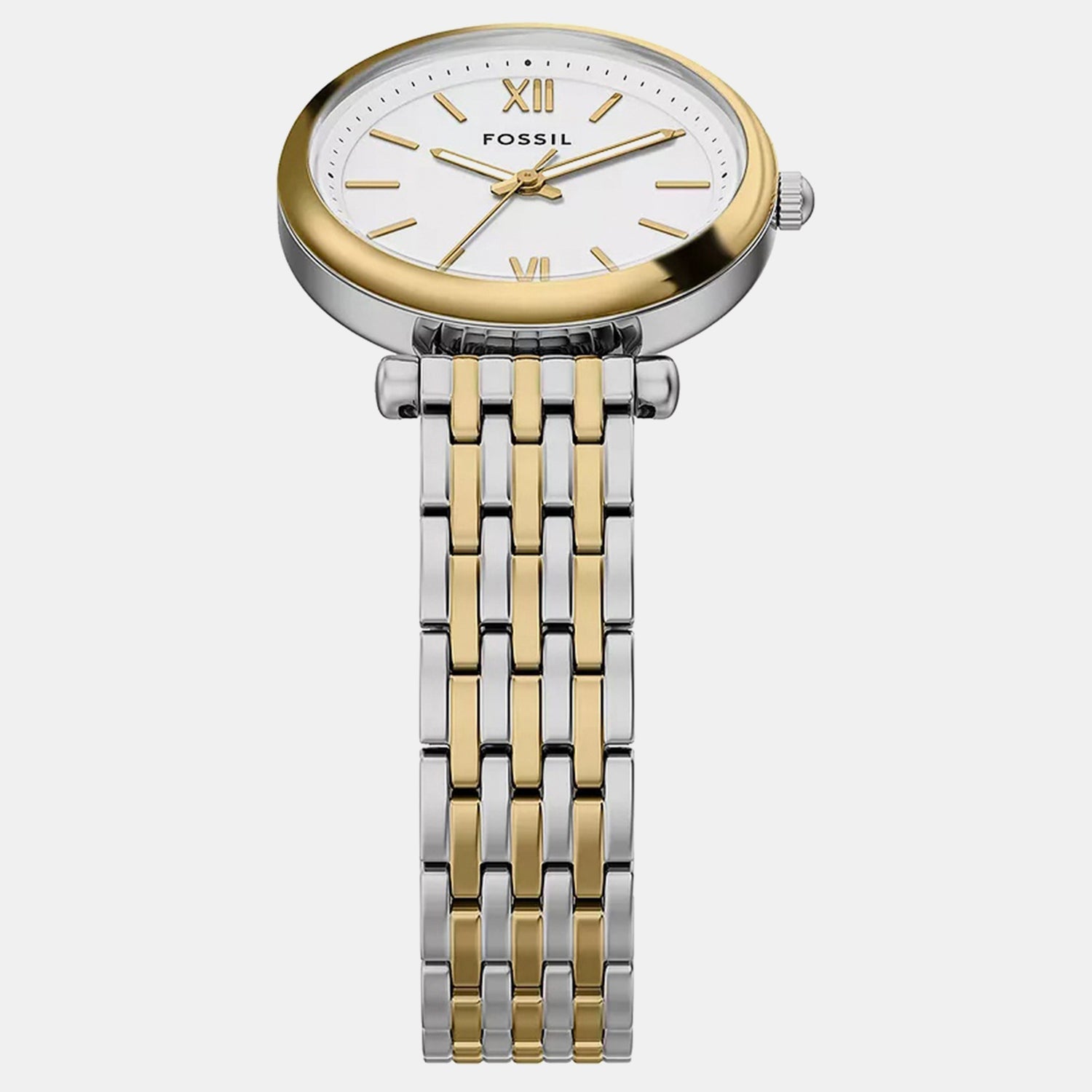 Carlie Women Quartz Silver Dial Analog Stainless Steel Watch ES5450SET