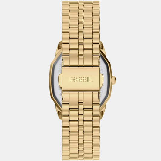Harlow Women Quartz Green Dial Analog Stainless Steel Watch ES5451