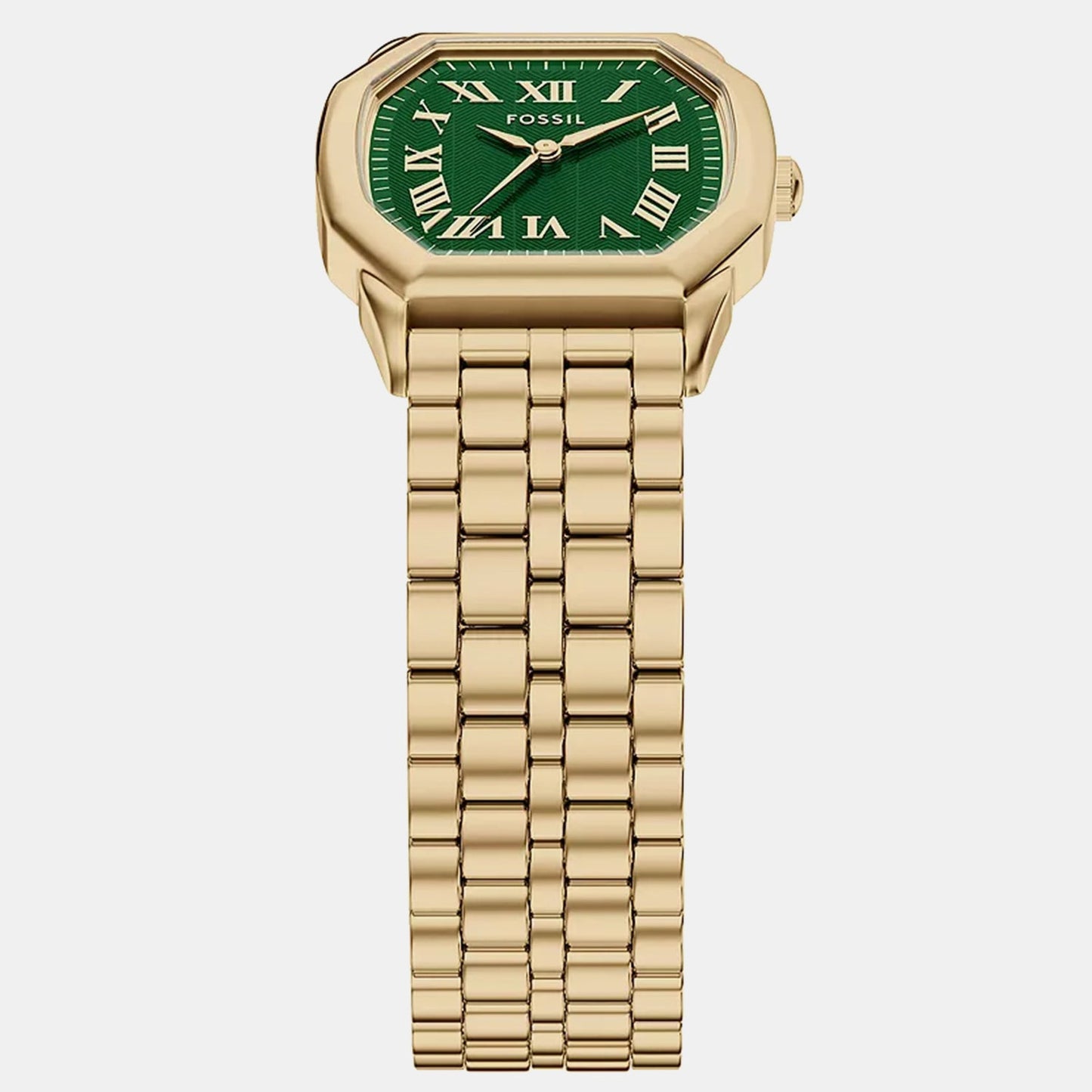 Harlow Women Quartz Green Dial Analog Stainless Steel Watch ES5451