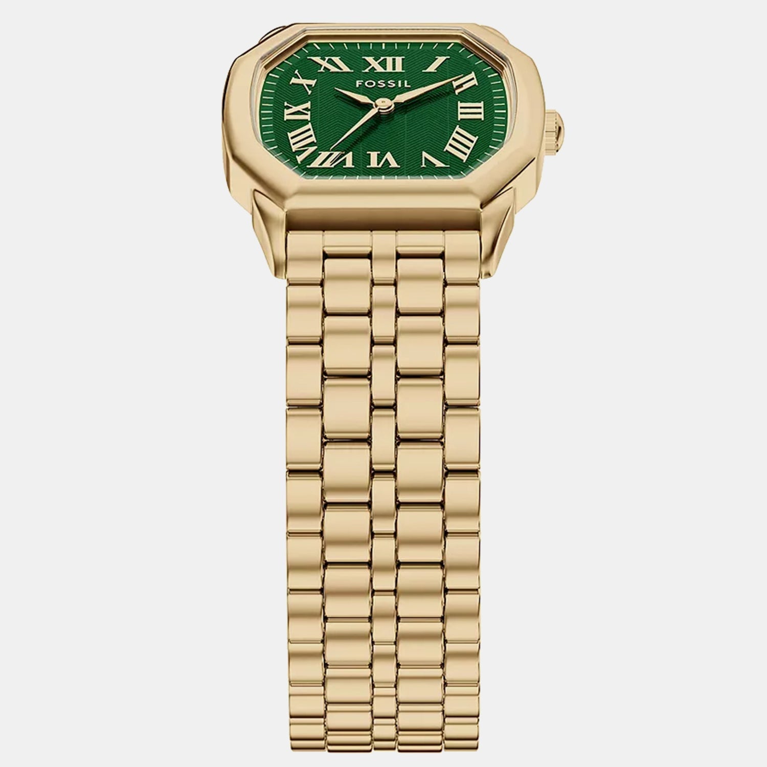 Harlow Women Quartz Green Dial Analog Stainless Steel Watch ES5451