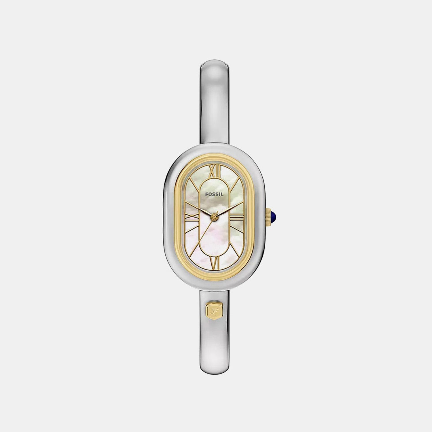 Sloan Women Quartz Mother Of Pearl Dial Analog Stainless Steel Watch ES5455