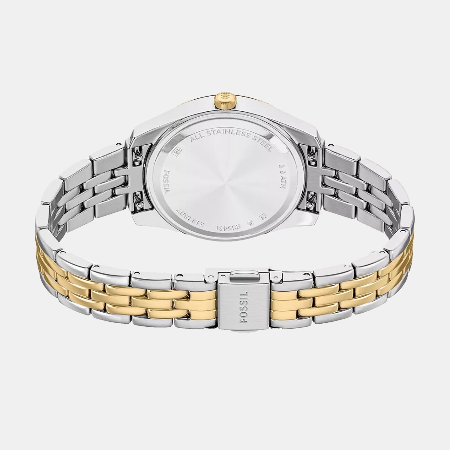 Scarlette Women Quartz Pink Dial Analog Stainless Steel Watch ES5461