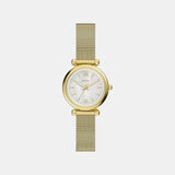 Women Quartz Mother Of Pearl Dial Analog Mesh Watch ES5462