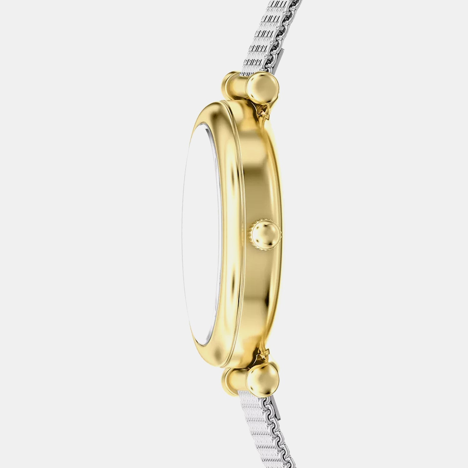 Carlie Women Quartz Mother Of Pearl Dial Analog Mesh Watch ES5463